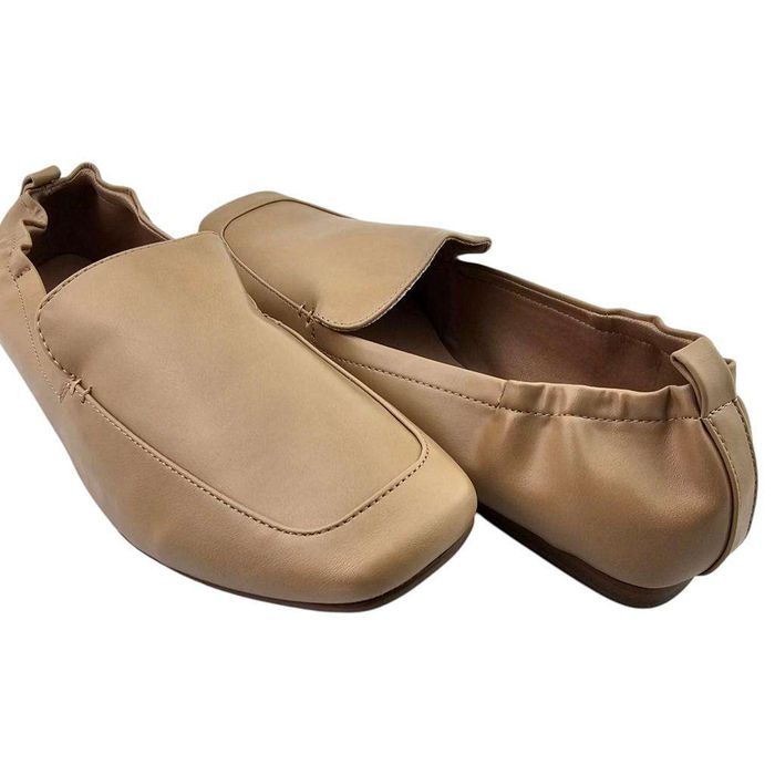 Buty mokasyny baletki damskie 40 khaki beżowe DREAM PAIRS