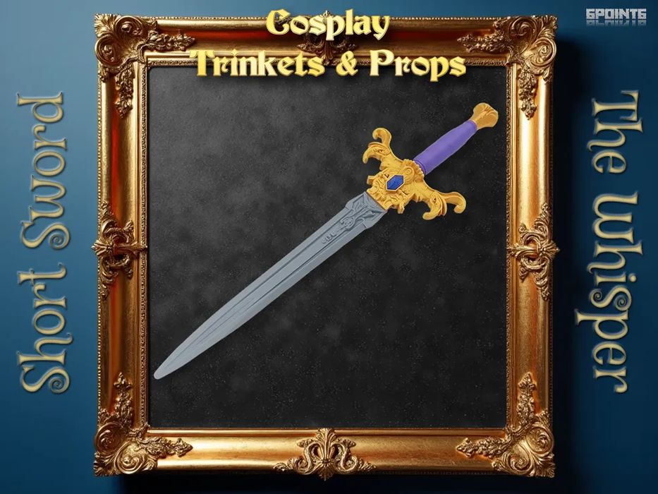 Espada Curta - O Sussurro - Prop Cosplay