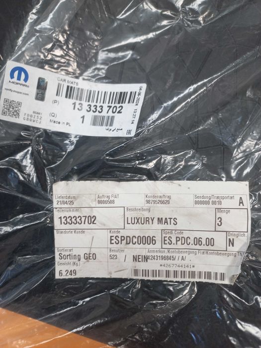 Conjunto de tapetes  marca Opel Incignia