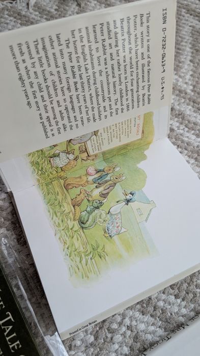 Набор книг Беатрис Поттер детские сказки Beatrix Potter кролик питер
