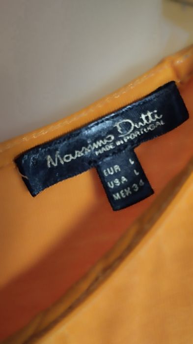 Blusa de manga curta Massimo Dutti tamanho L