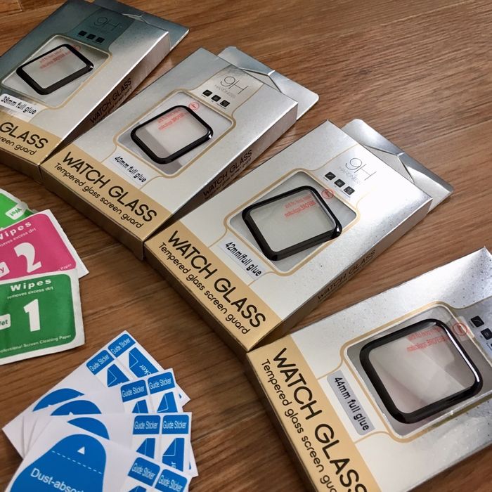 Захисне скло стекло захист защита 5D для на Apple Watch всі моделі