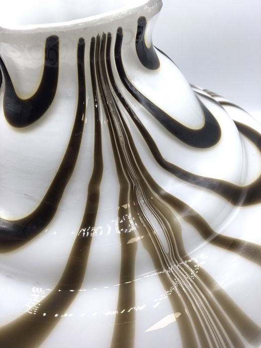 Grande jarra em vidro murano/ opalino antiga