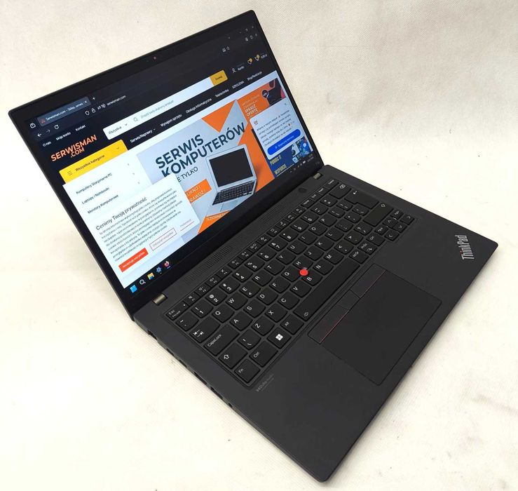 Laptop Lenovo ThinkPad T14 gen. 3 biznesowy klasa PREMIUM Core i7 12 gen. 16GB 512GB 14" FHD Magnezowa OBUDOWA FV23% Gwarancja Windows 11