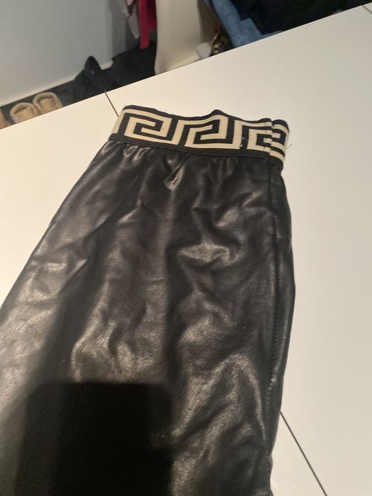 Legginsy z eko skóry