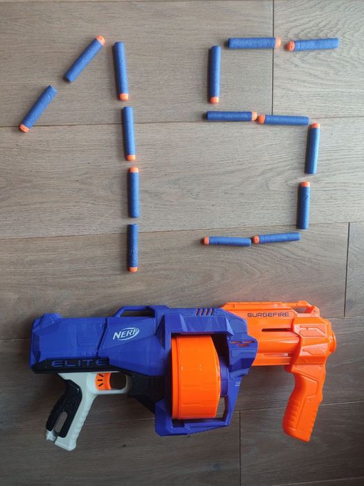 Бластер Nerf Elite Surgefire бойовий, велика ємність