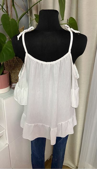 Bluzka biala hiszpanka