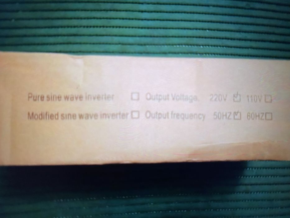 Інвертор з 12v на 220v