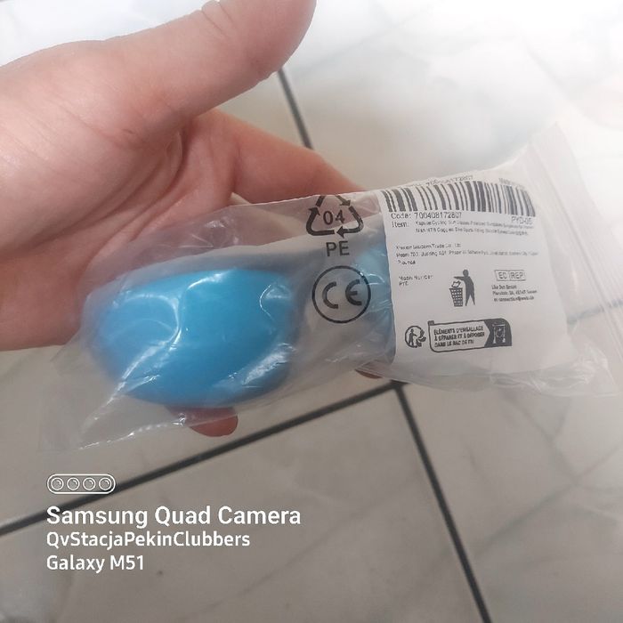 Okulary KAPOVE Sport BLUE UV400 Srebny