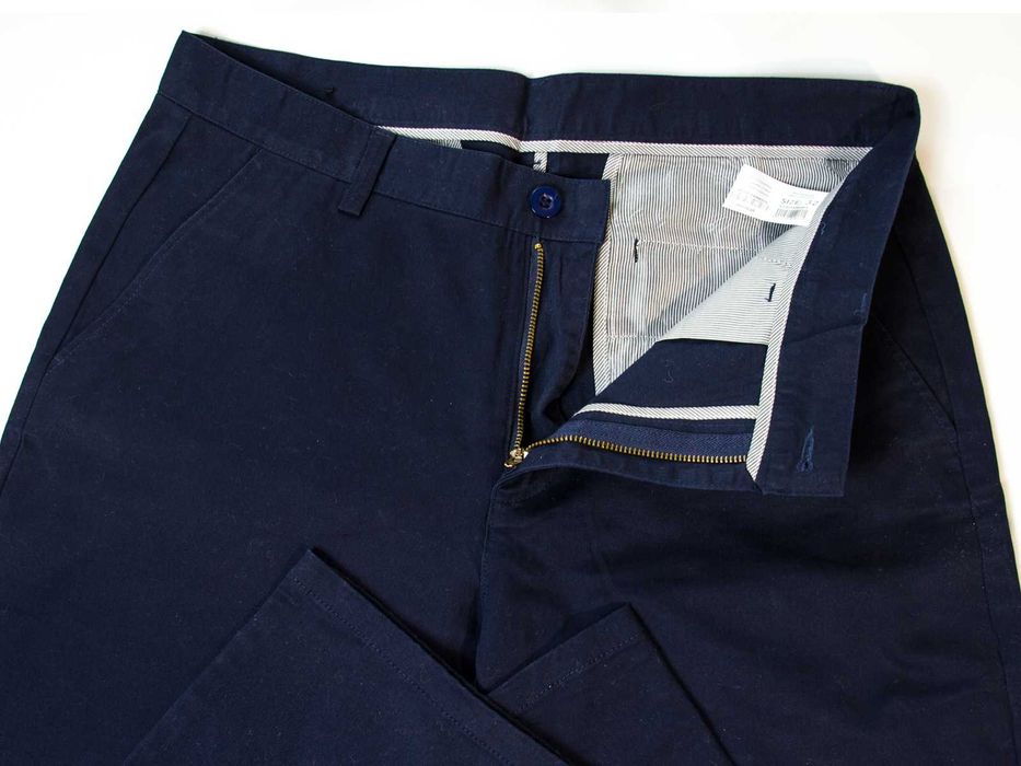 Nowe spodnie MORAJ / JAKOŚĆ PIERWSZA 32/32L granatowe