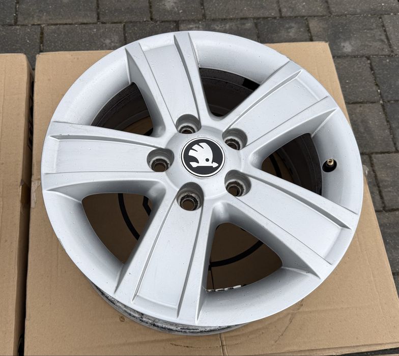 Oryginalne felgi Skoda 15" 5x112 Octavia Golf Touran