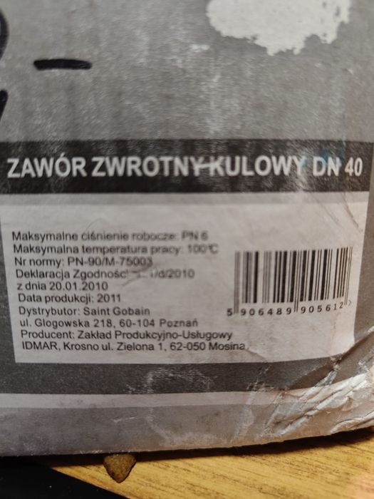 Zawór różnicowy zwrotny kulowy ALTECH 6/4"