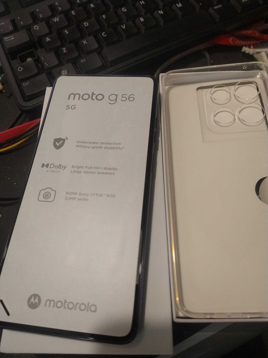 smartfon moto g56 5g 8gb/256gb  nowy gwarancja