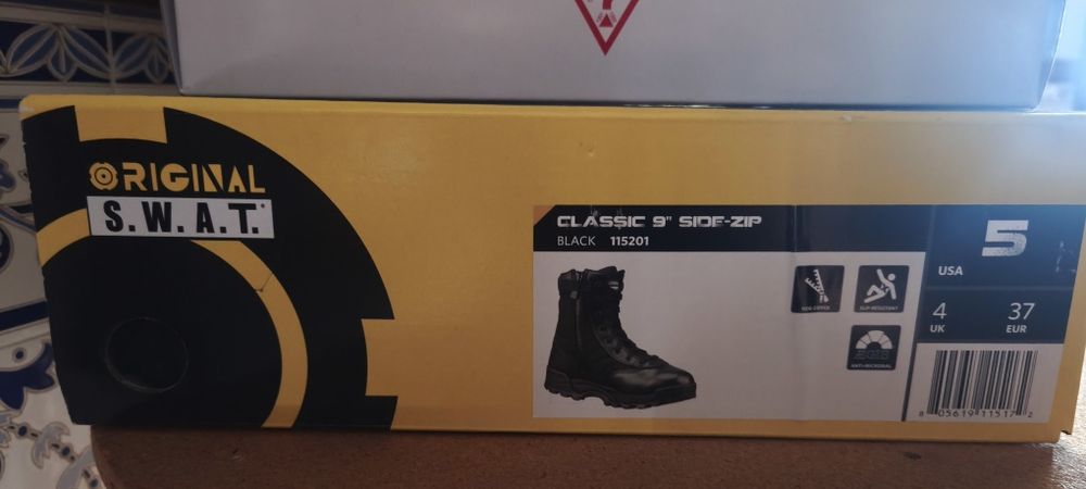 Botas SWAT original, modelo colégio militar