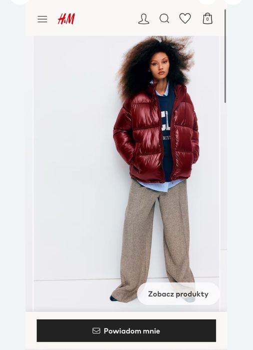 Зимній пуховик пуфер HM H&M