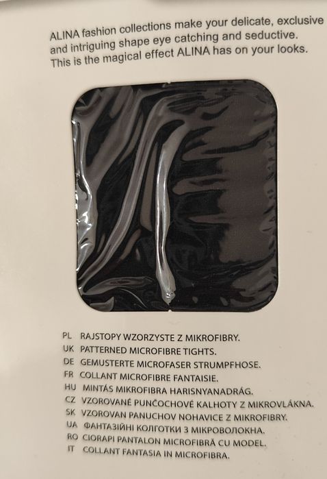 Rajstopy w gwiazdki z mikrofibry L-XL