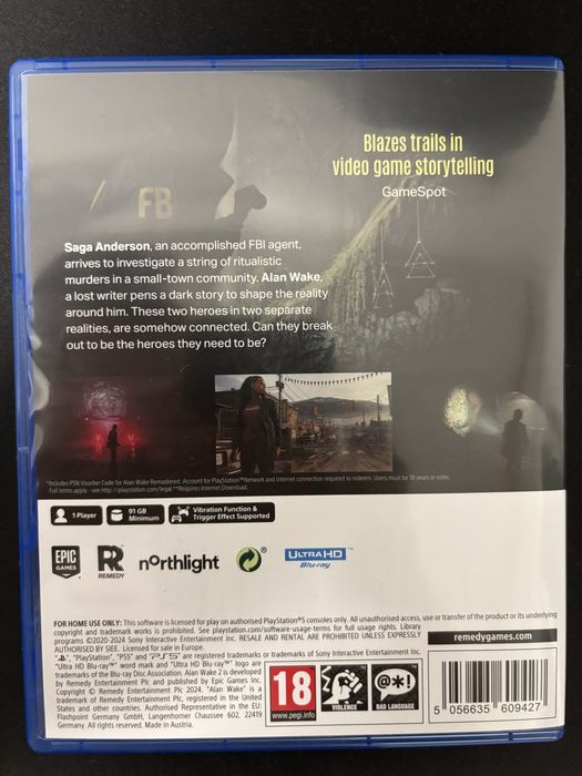 Alan Wake II PS5