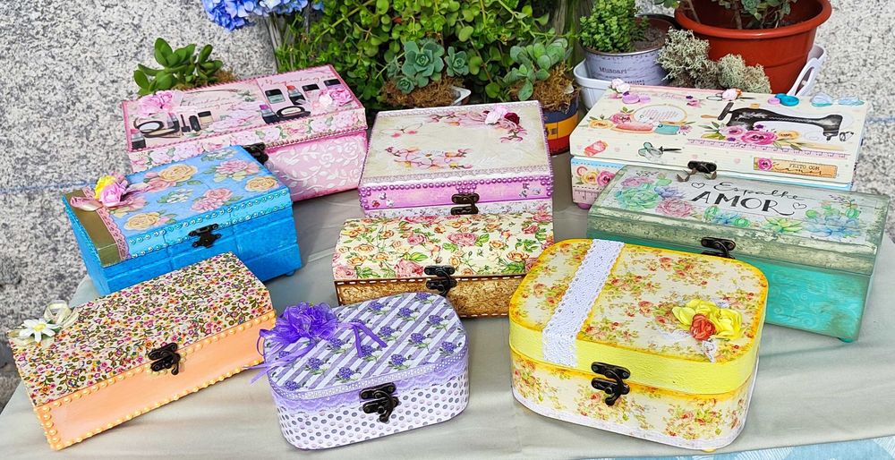 Caixa para maquilhagem