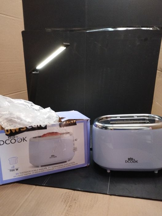 DCOOK RETRO - Toster niebieski 700W
