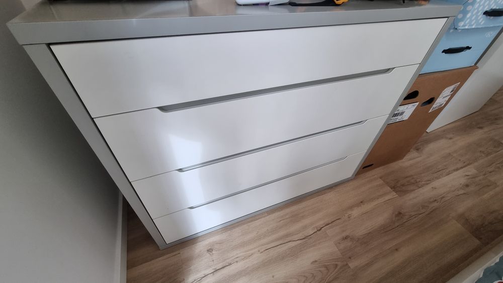 Quarto de Casal LOURINI Viena Cinza/Branco