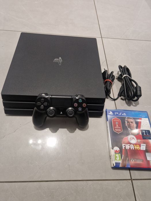 Playstation 4 Pro 1tb + Pad + Okablowanie Zestaw ps4