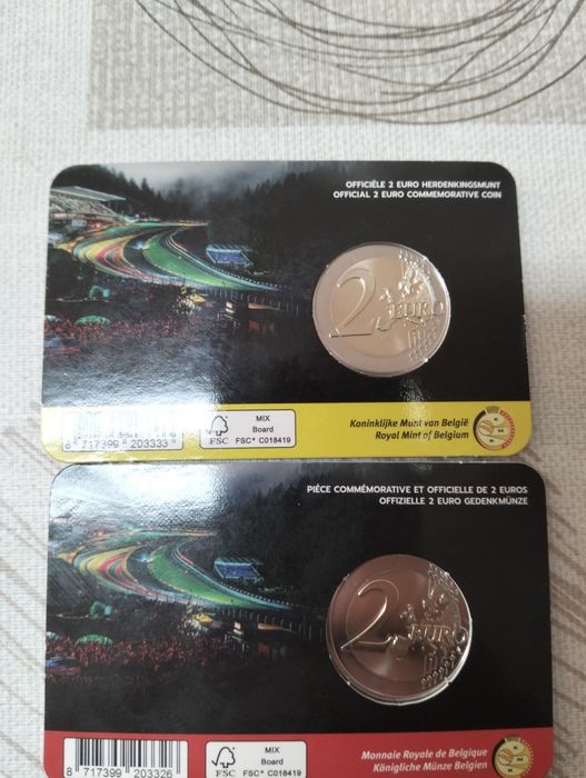 Moedas novas de 2€