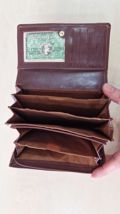 Skórzany damski portfel Nicole