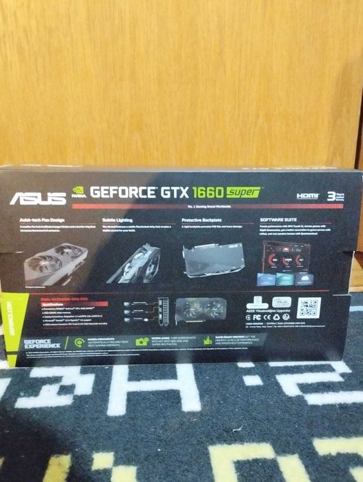 ASUS GTX 1660 SUPER OC 6GB - Com Caixa Original