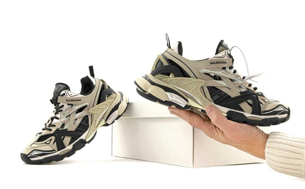 Мужские кроссовки Balenciaga Track 2.0 "Brown-Black" Размеры 40-45