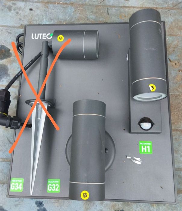 Lampa zewnętrzna kinkiet elewacyjny LED ledowa czujnik ruchu zmierzchu