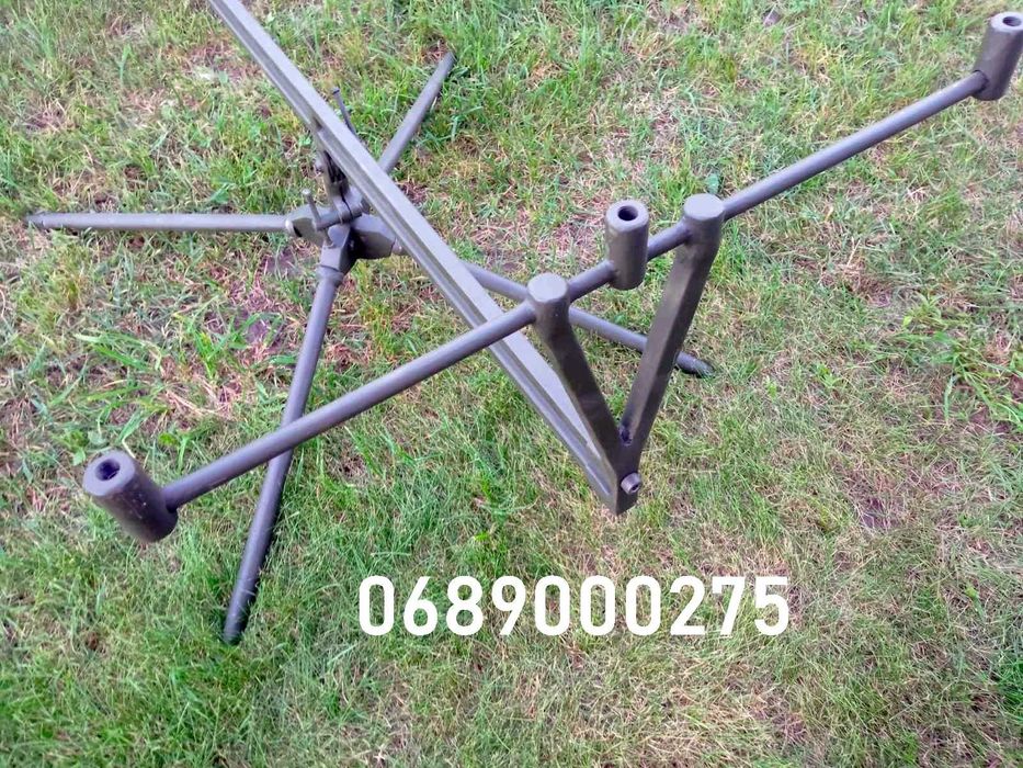 Род-под "качелька" на 3 вудилища, металевий