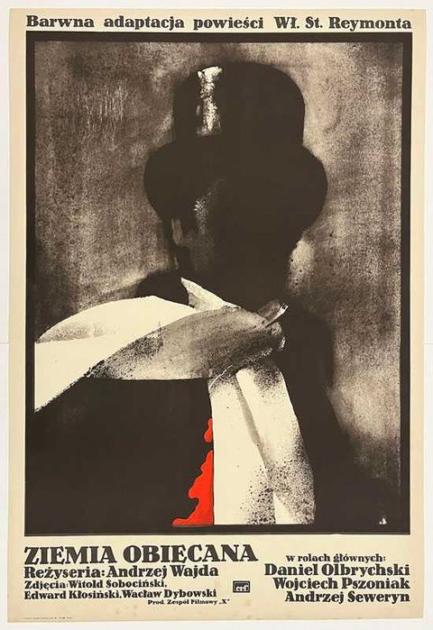 Plakat Świerzy Waldemar Ziemia Obiecana 1975 rok