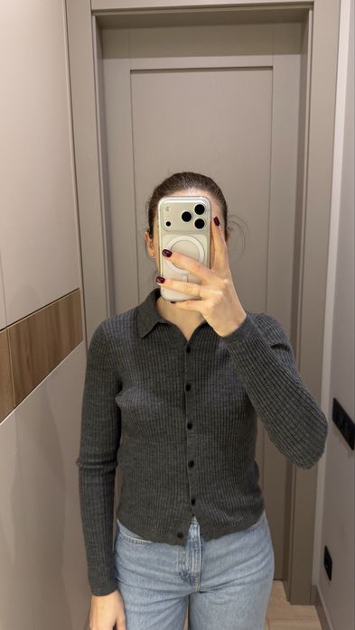 Кардиган Uniqlo 100% вовна меріноса