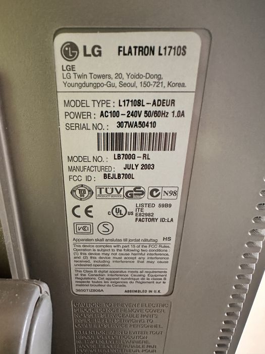 Monitor LG computador