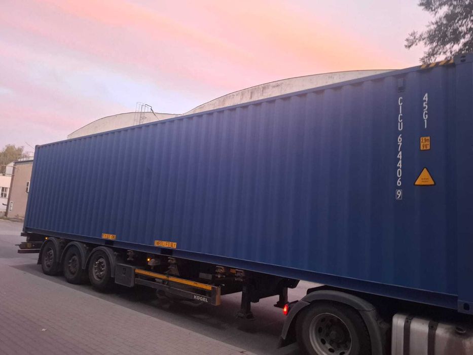 Kontener morski 40'HC 12m magazyn nowy One Way