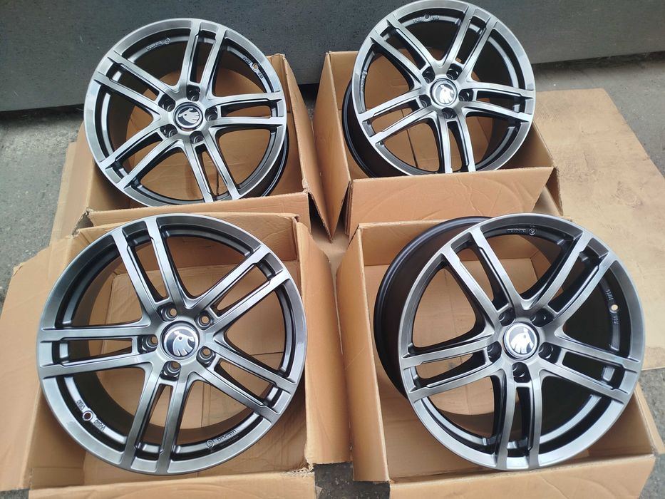 A811# Alufelgi 18"5x112 et38 8J Skoda Karoq Kodiaq Octavia Superb Yeti