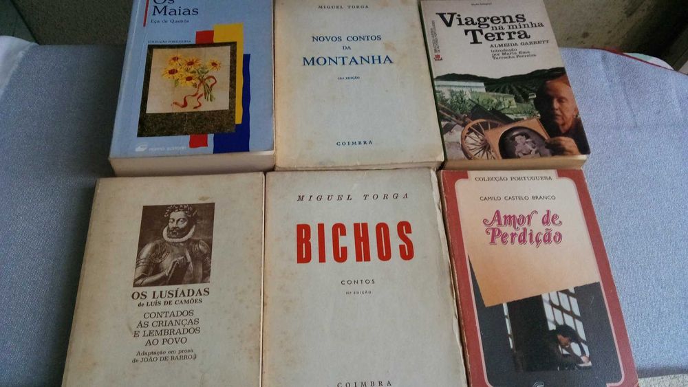 Literatura Portuguesa e Livros Escolares c/ 80 anos (Antiguidades)