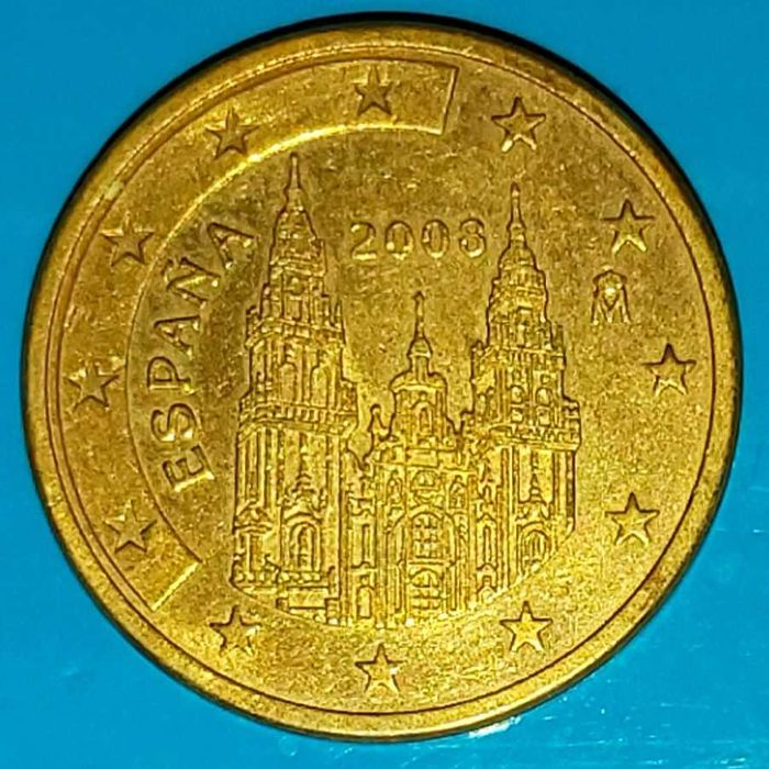 5 Cêntimos de 2008 de Espanha, Santiago de Compostela
