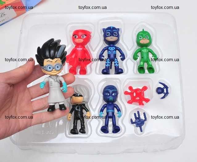 Наборы Герои в масках разные Кэтбой Алетт Гекко Ромео Ниндзялино Маска