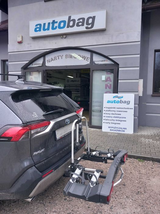 Używany bagażnik rowerowy, platforma rowerowa na hak HAKR Top 2