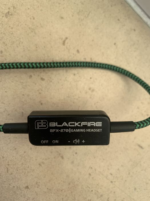 Fones gaming Xbox one black fire bfx 270