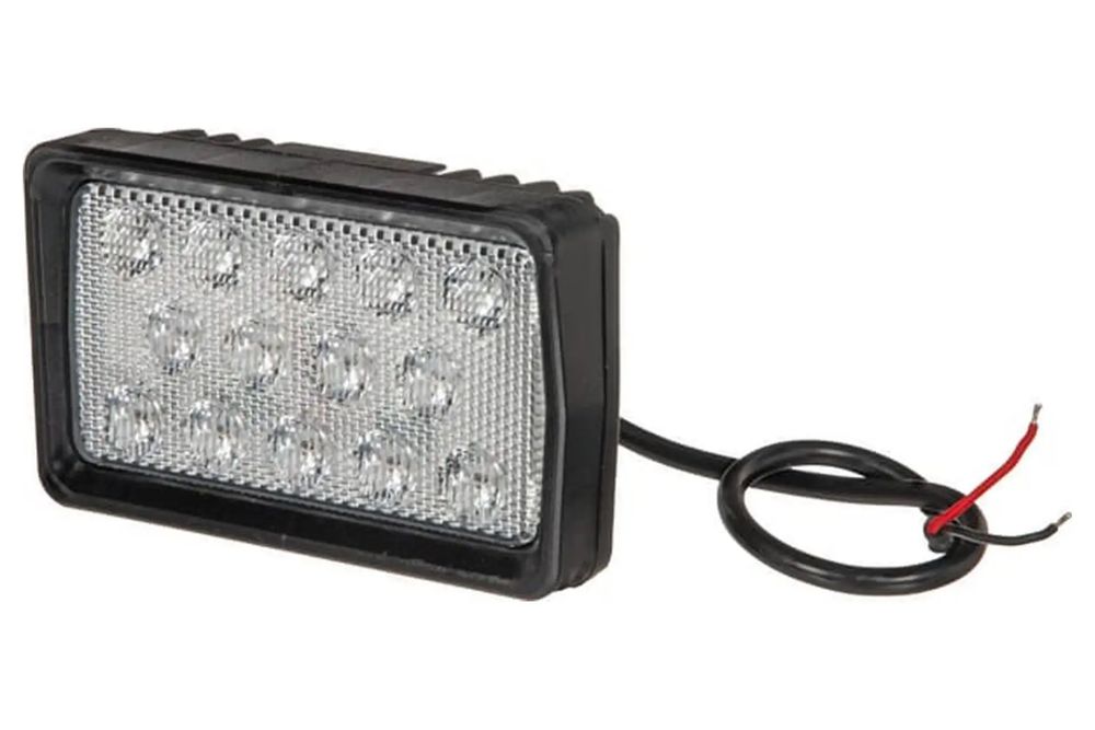 Lampa robocza LED, prostokątna 21W 2600lm 10/30V światło rozproszone 14 LED Kramp LA10412