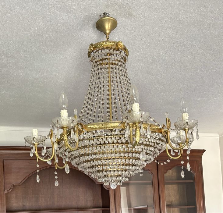 Candeeiro cristal austriaco