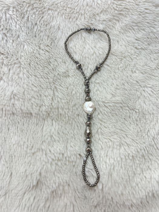 Breloczek perła elegancki glamour glam handmade