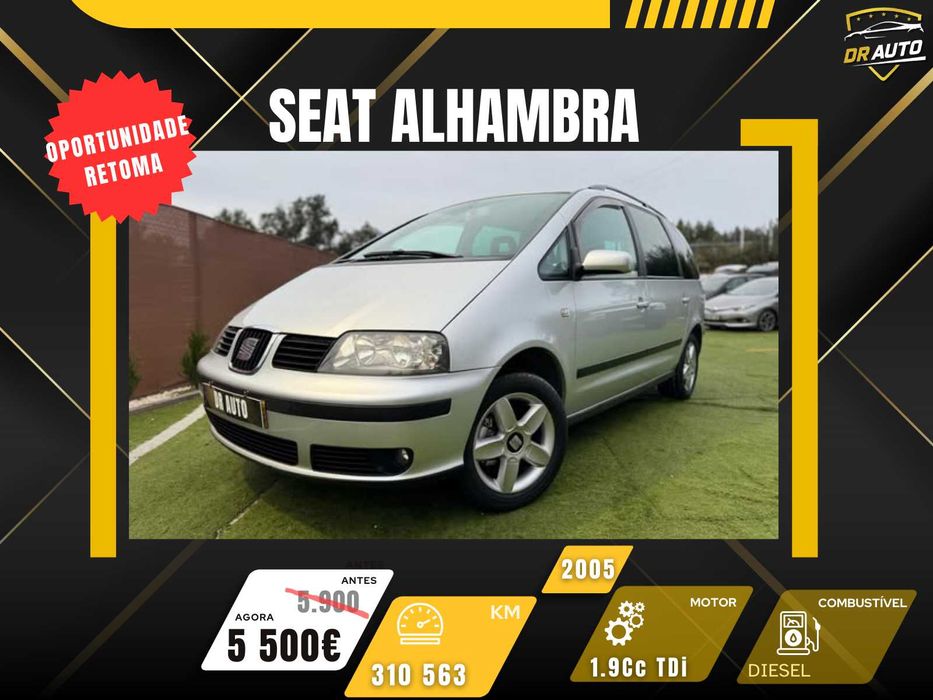 SEAT ALHAMBRA 1.9 TDI SPECIAL • 7 LUGARES • EXCELENTE ESTADO