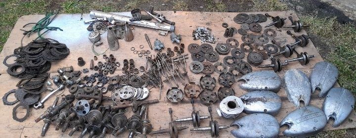Części komar żak ryś simson romet wał wałek sprzęgło pokrywa silnik