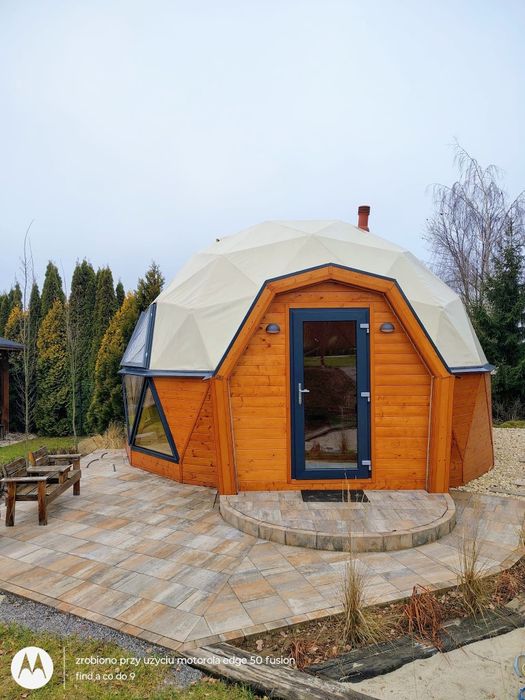 Kopuła geodezyjna, warsztatowa, glamping, dom kopułowy