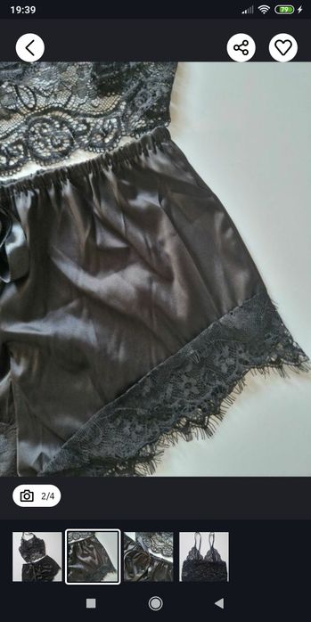 Seksowna bielizna XL czarna