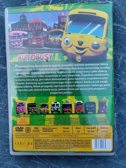 Bajka dla dzieci DVD Autobusy
