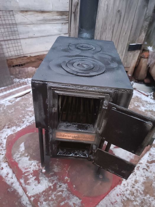 Буржуйка плита відмінна з комфорками